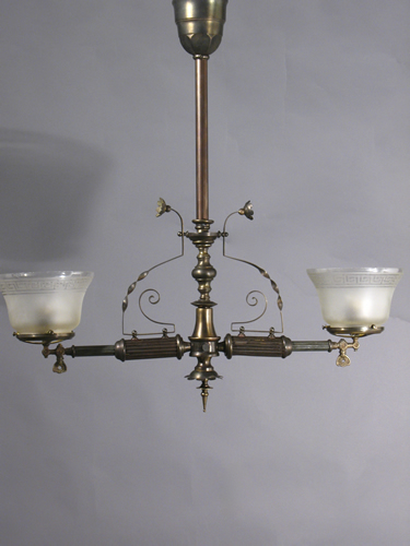 2-Light East lake Gas Chandelier